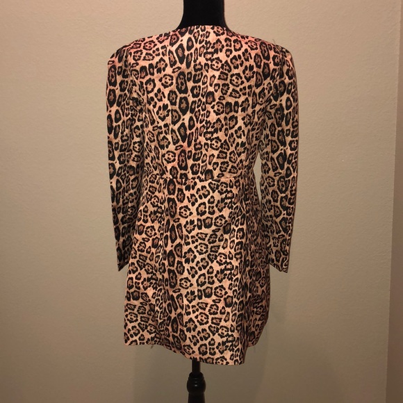 Leopard Print Coat - Picture 2 of 6